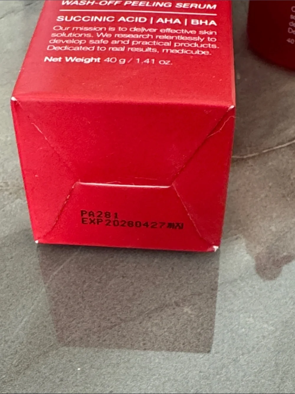 Medicube 21% Red Succinic Acid Cleansing Booster Serum